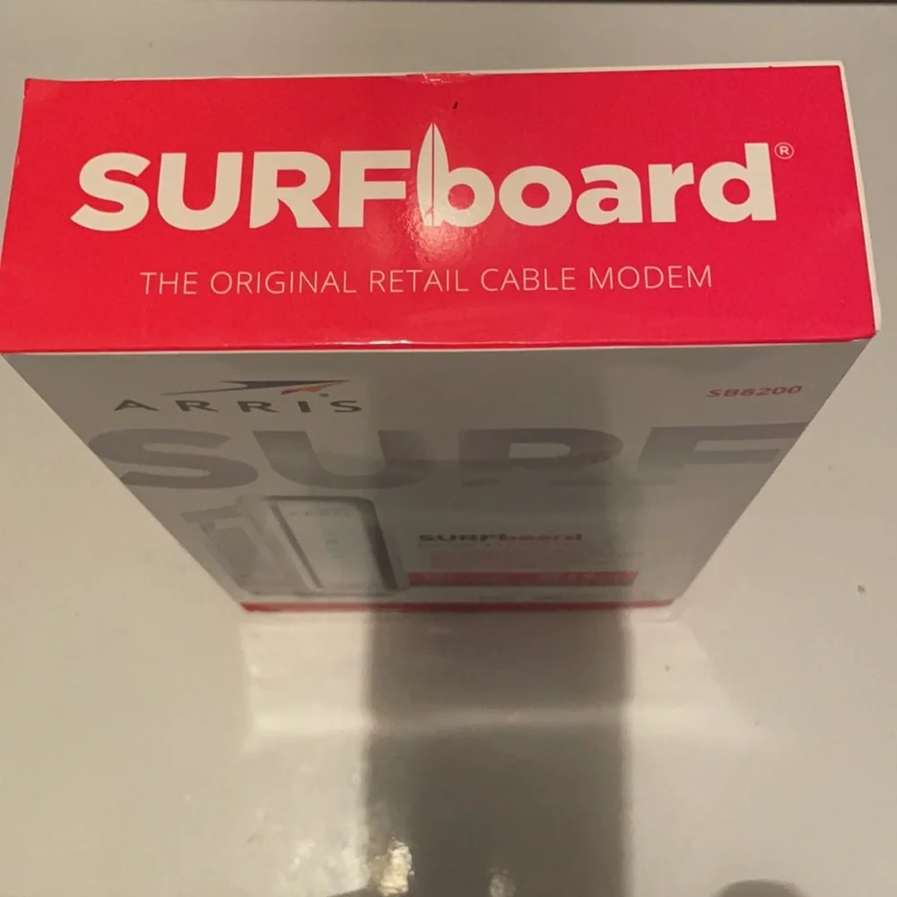 ARRIS Surfboard SB8200 DOCSIS 3.1 Cable modem 2 1GB+ Illuminate monthly fees